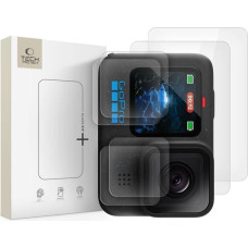 Hofi SZKŁO HARTOWANE TECH-PROTECT GLASS FIT+ 2-SET GOPRO HERO 9 / 10 / 11 / 12 CLEAR