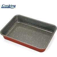 Kepimo forma anglinis plienas su keramikos danga 33x23x6 cm HR-FM-A06, COOKING BY HEINNER