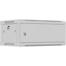 Lanberg Wall mounted installation cabinet 19" 4U 600X450 | WF01-6404-00S | Gray