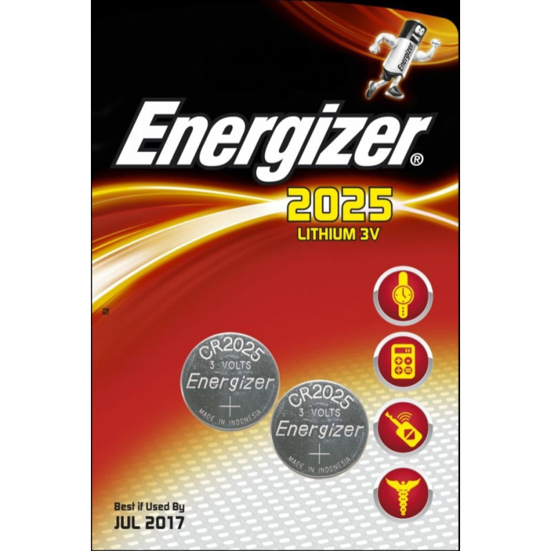 Energizer Battery CR2025 2 pcs.