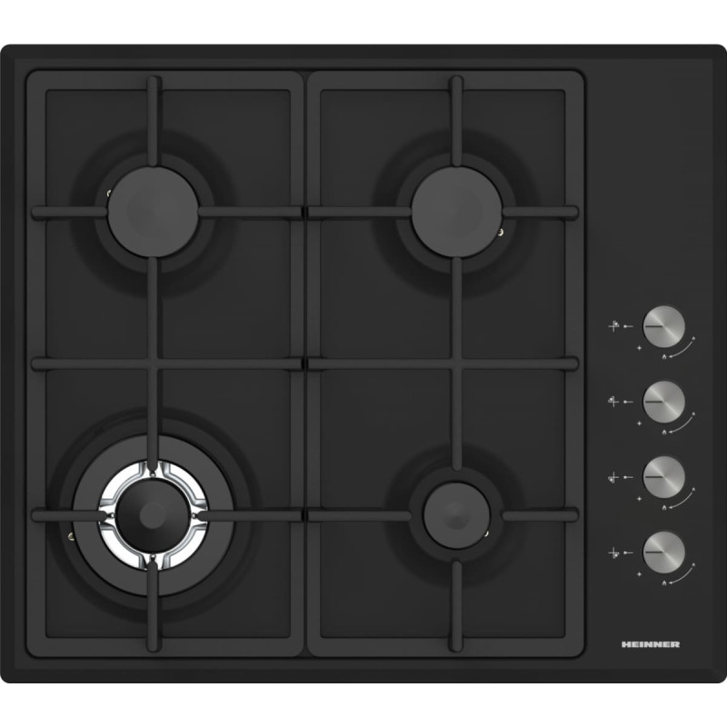 Iebūvējamā Gāzes plīts HBH-S4IWF-BK HEINNER