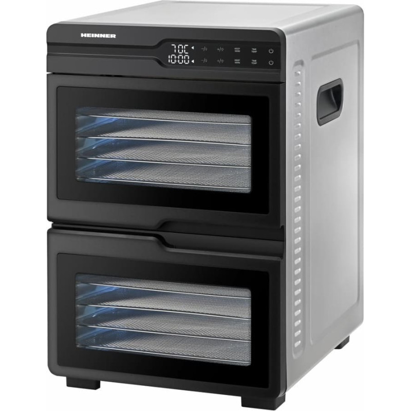 Vaisių ir daržovių džiovintuvas 1000-1200W HFD-KDDB1200BKSS HEINNER
