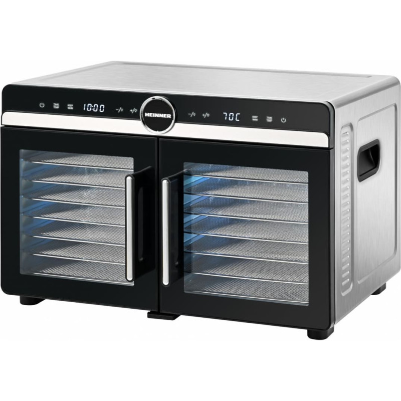 Vaisių ir daržovių džiovintuvas 1200-1400W HFD-KDDB1400BKSS HEINNER