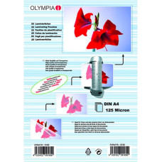 Olympia 1x25 Olympia Laminating pouches DIN A4 125 micron