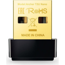 Tp-Link Archer T2U Nano, Wireless LAN Adapter (Black)