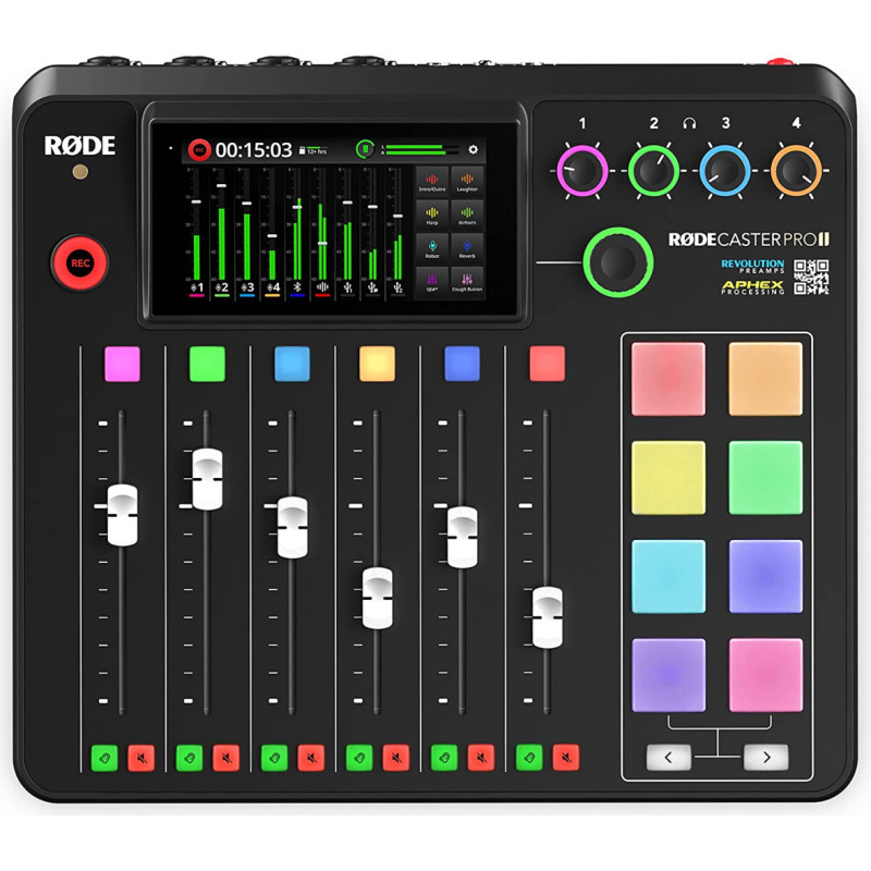 Rode Microphones Rodecaster Pro II, mixer (black, USB-C, jack, XLR)