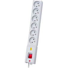 Lestar Power strip Lestar LX 610 overvoltage 6 sockets 1.5 m grey (LX610GA1.5SHARY)