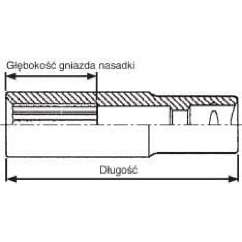Teng Tools 6-cat cap 1/2" 14mm long (2573-2108)
