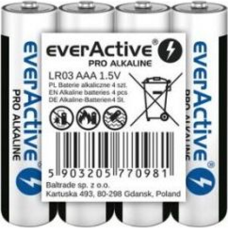 Everactive Battery Pro AAA / R03 125mAh 4 pcs.