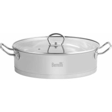 Berretti BERRETTI - Garnek nierdzewny + pokrywa - Gemini - 28 cm - 4 L