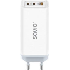 Savio Loader Savio USB network charger GAN 65W, Quick Charge 4.0, Power Delivery 3.0, LA-07