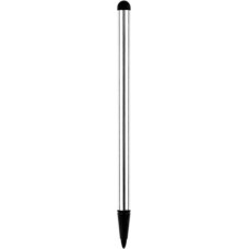 Neutralle Pióro dotykowe 2 w 1, pojemnościowe, metal, srebrne, do iPad i tableta