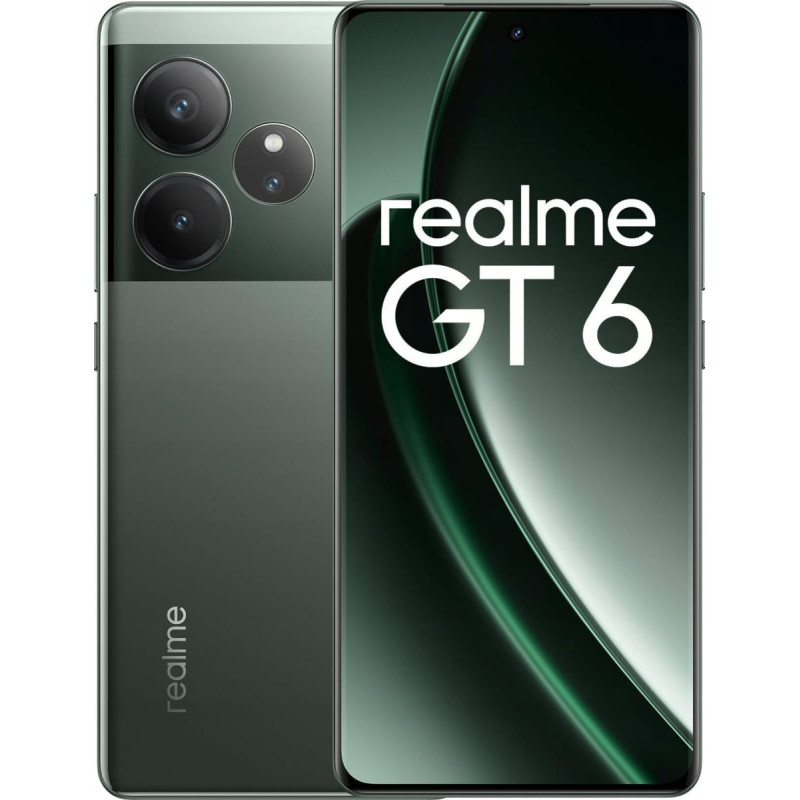 Realme Smartfon Realme GT 6 5G 16/512GB Zielony  (Razor Green)