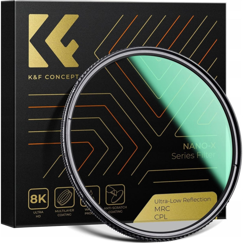 K&F Concept Filtr Kf FILTR Polaryzacyjny CPL K&F CONCEPT NANO-X Ultra-Low Reflection 46mm 46 mm / KF01.2472