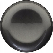 Secret De Gourmet Talerz deserowy ANIA BLACK, szkło, Ø 21 cm, kolor czarny