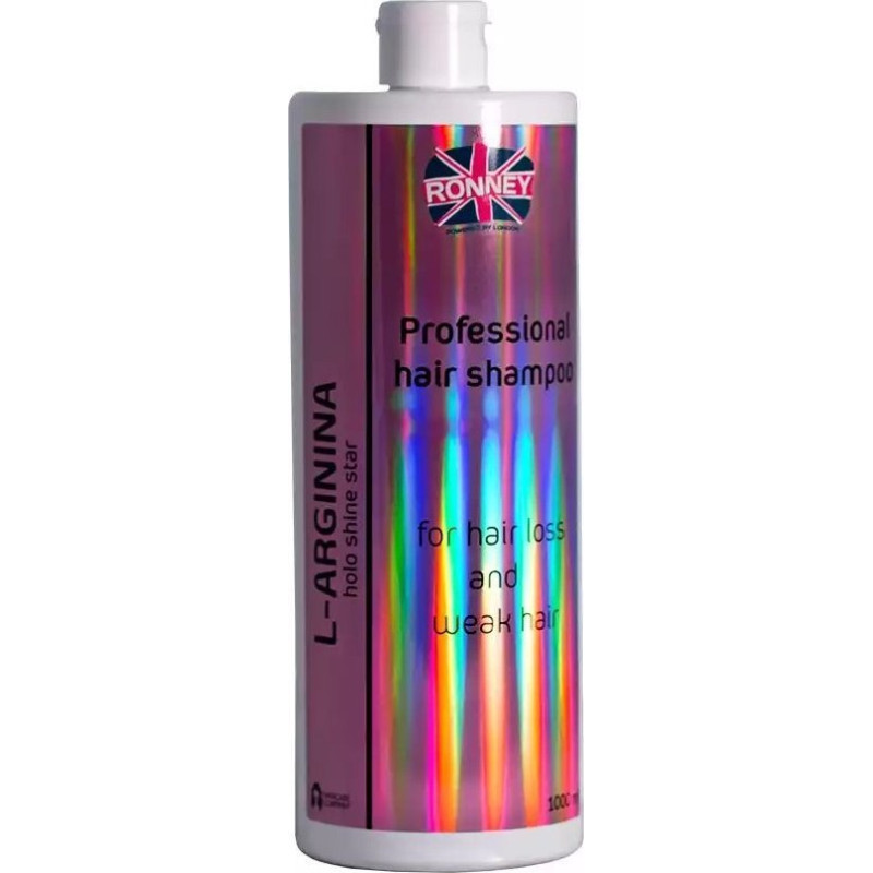 Ronney RONNEY_L-Arginina Holo Shine Star Professional Hair Shampoo For Hair Loss And Weak Hair szampon przeciw wypadaniu włosów 1000ml