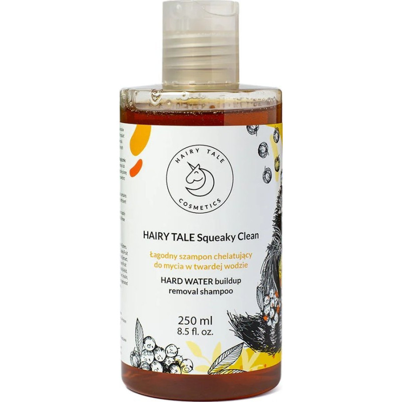 Hairy Tale Alkotest Squeaky Clean łagodny szampon chelatujący do mycia w twardej wodzie 250ml