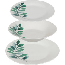 Secret De Gourmet Zestaw obiadowy 6 osób VEGETAL, 18 elementów