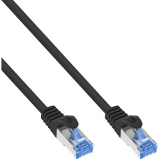 EFB InLine 72601S tinklo kabelis Juoda 1 m Cat6a S/FTP (S-STP)