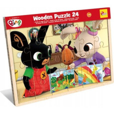 Lisciani BING DREWNIANE PUZZLE (24 EL.) W DISPLAYU