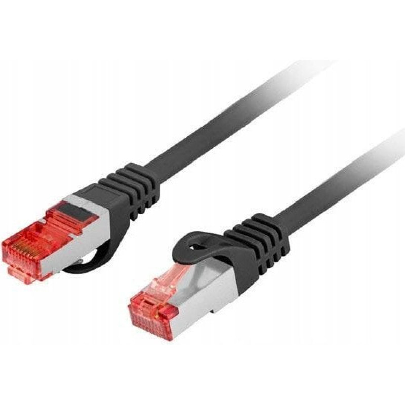 Lanberg PATCHCORD KAT.6 S/FTP LSZH CU 15M CZARNY FLUKE PASSED LANBERG