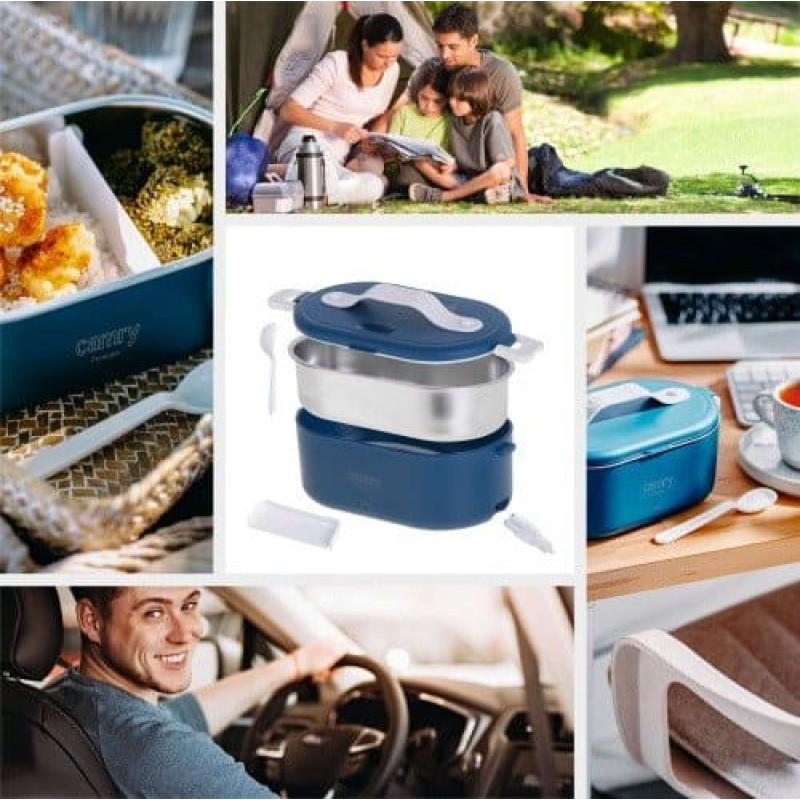 Camry Electric Lunch Box | CR 4517 | Material Stainless Steel | Blue