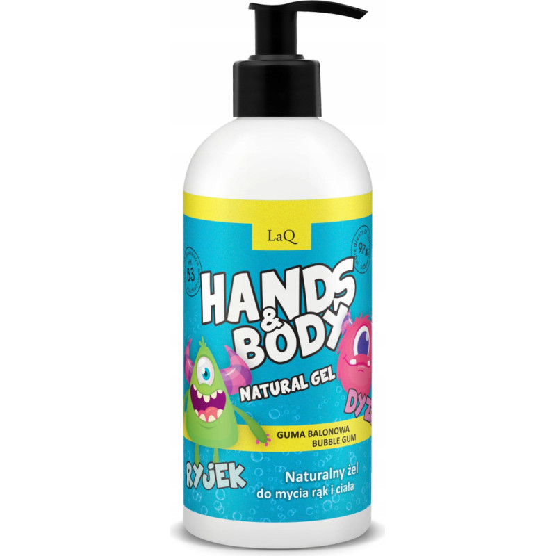 LAQ _Dyzio I Ryjek super delikatny żel  do mycia ciała i rąk 300ml