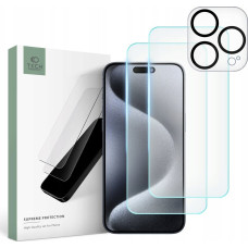 Tech-Protect SZKŁO HARTOWANE TECH-PROTECT SUPREME SET 3-PACK IPHONE 16 PRO CLEAR