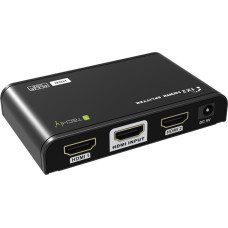 Techly IDATA HDMI2-4K2HDR vaizdo signalų daliklis HDMI 2x HDMI