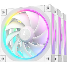 Deepcool FL12 WH-3 in 1 Kompiuterio korpusui Ventiliatorius 12 cm Balta 3 vnt