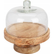 Home Styling Collection Patera na ciasto z drewna mango, Ø 19 cm