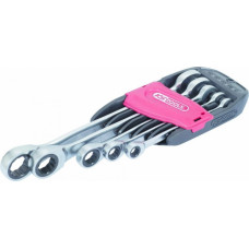 Ks Tools Kombinuotų terkšlinių raktų komplektas 5vnt, 8-19mm, KS Tools