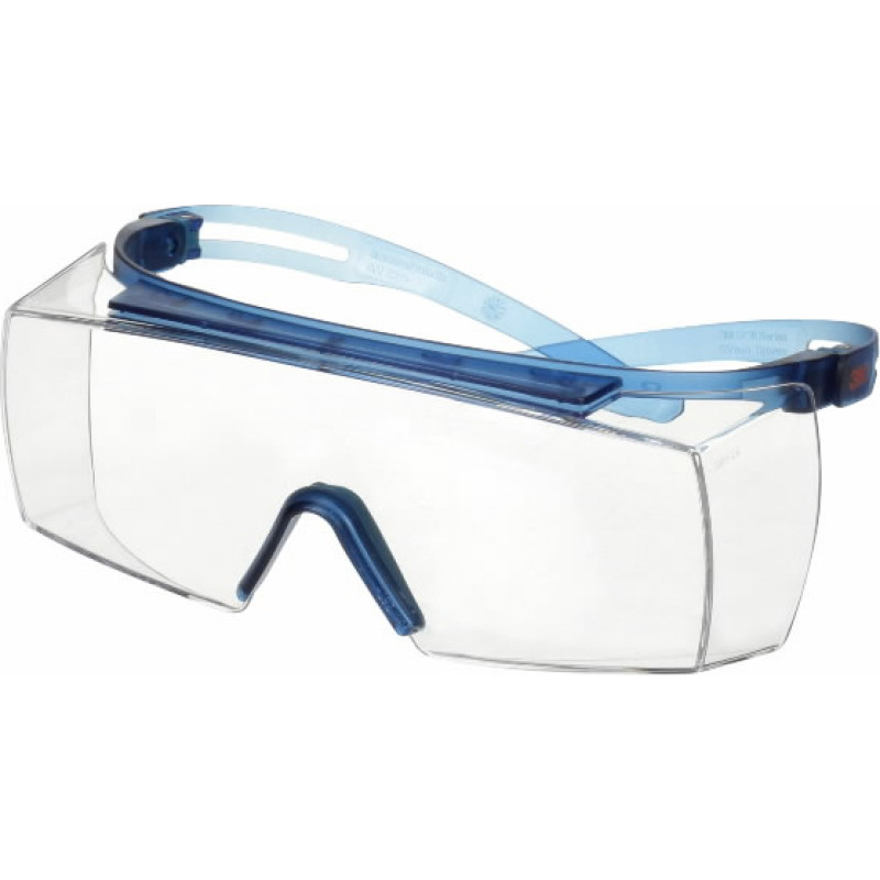 3M Apsauginiai akiniai, SF3701, skaidrūs, nesibraižantys, neras SF3701SGAF-BLUE, 3M