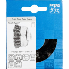 Pferd Gaubtas vielinis šepetys TBG Steel 65x22/M14 0,35mm, Pferd