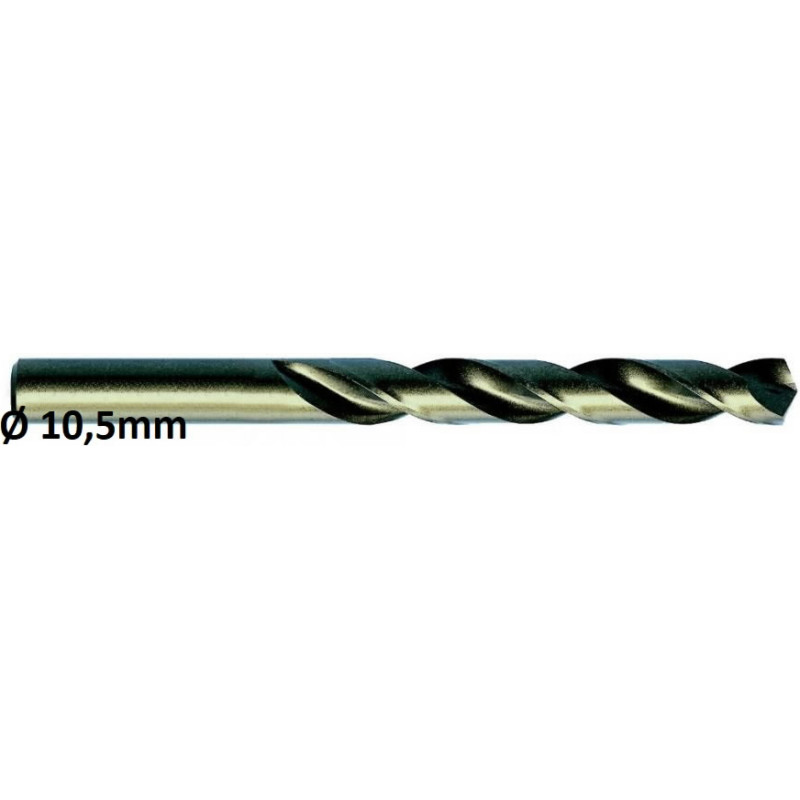 Exact Metalo grąžtas DIN338 HSSE-Co Ø10,5mm 5vnt., Exact
