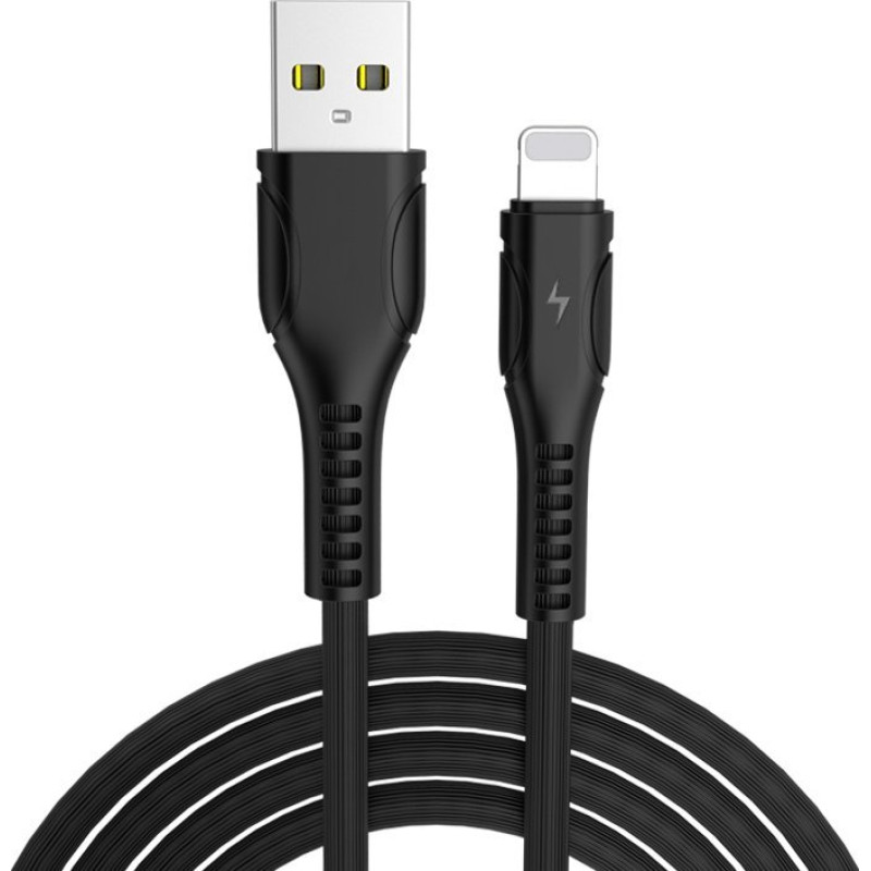 Libox USB cable Libox USB-A - Lightning 1 m Black (LB0097NEW)