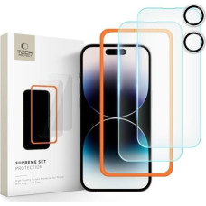 Tech-Protect SZKŁO HARTOWANE TECH-PROTECT SUPREME SET 3-PACK IPHONE 16 PLUS CLEAR