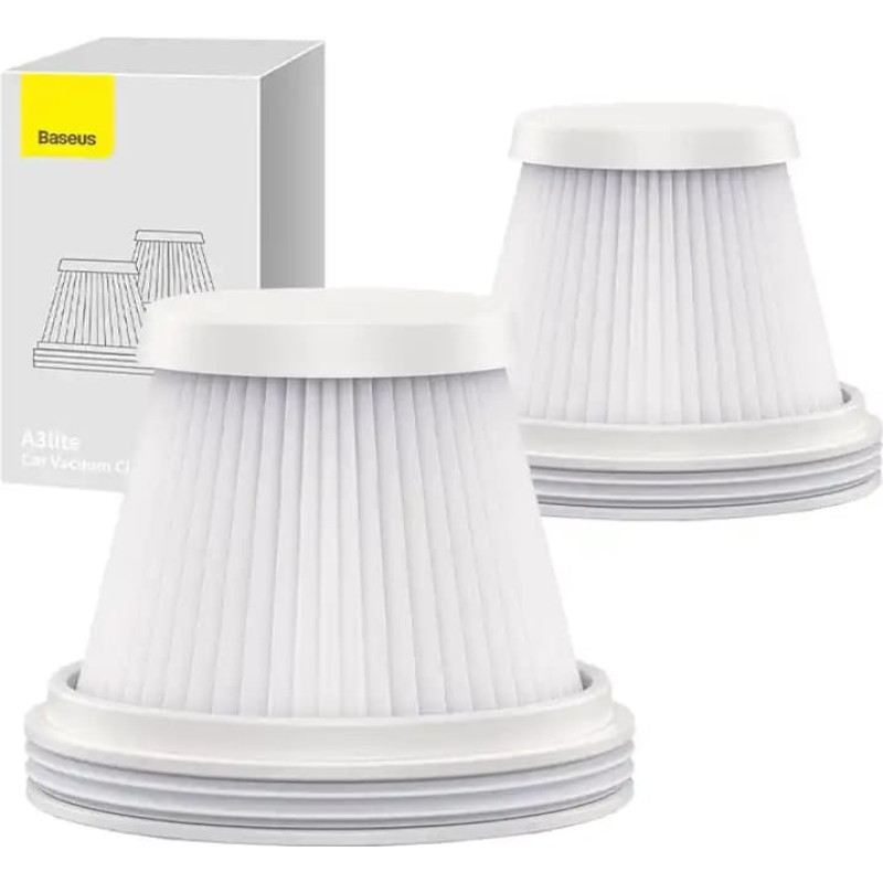 Baseus A3lite Car vacuum Cleaner filters 2 PCS (White)