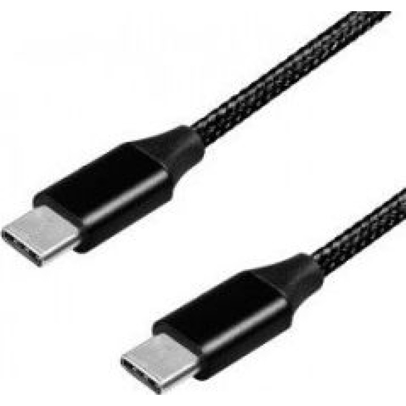 Logilink Kabel USB LogiLink USB-A - USB-C 1 m Czarny (CU0154)