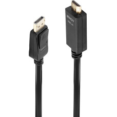Lindy 36923 vaizdo kabelio adapteris 3 m DisplayPort HDMI A tipo (standartinis) Juoda