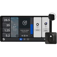 Shelly Plug&Play "Wall Display X2 Black + Blu H&T Black" Android WLAN Schwarz