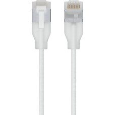 Ubiquiti UniFi Etherlighting Cat.6a premium patch cable white, 8 meters, sleeved