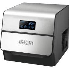 Unold 48955 ledukų gaminimo aparatas Nešiojamas ledo kubelių gaminimo aparatas 150 W Juoda, Nerūdijančiojo plieno