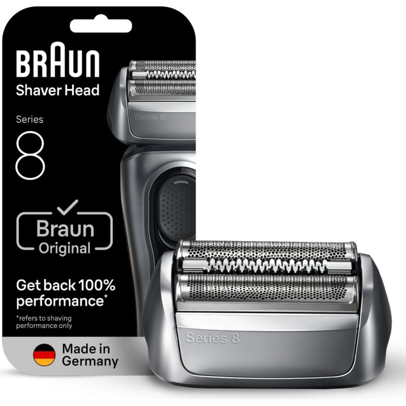 Braun Series 8 combo pack 83M, shaving head silver