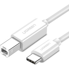 Ugreen Kabel USB Ugreen USB-B - USB-C 1.5 m Biały (UGR1145WHT)