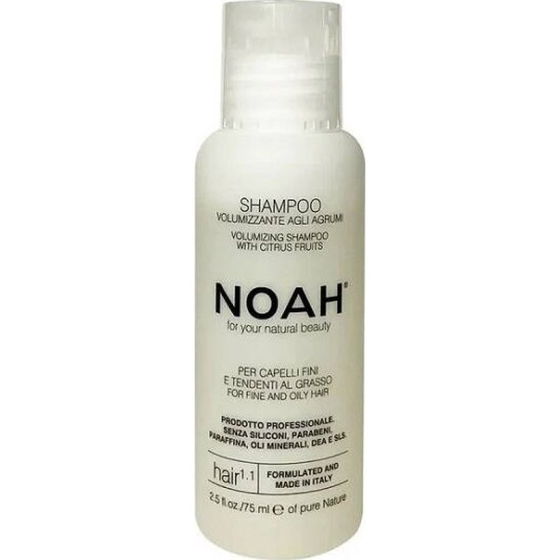 Noah 1.1. Volumizing Shampoo szampon zwiększający objętość włosów z cytrusami 75ml