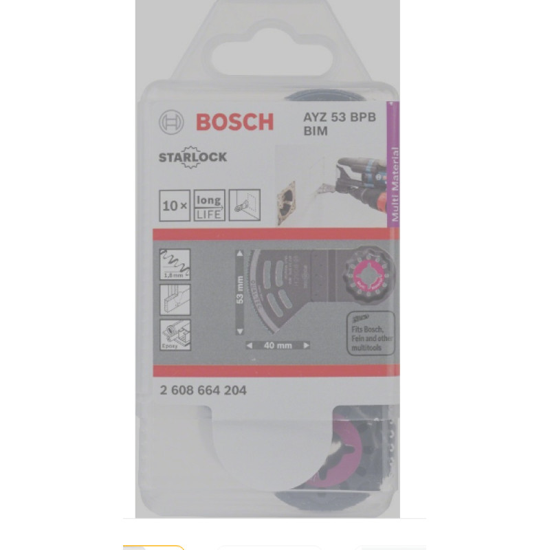 Bosch MT PIŁA DO CIĘCIA WGŁĘBNEGO RB AYZ53 /10szt.