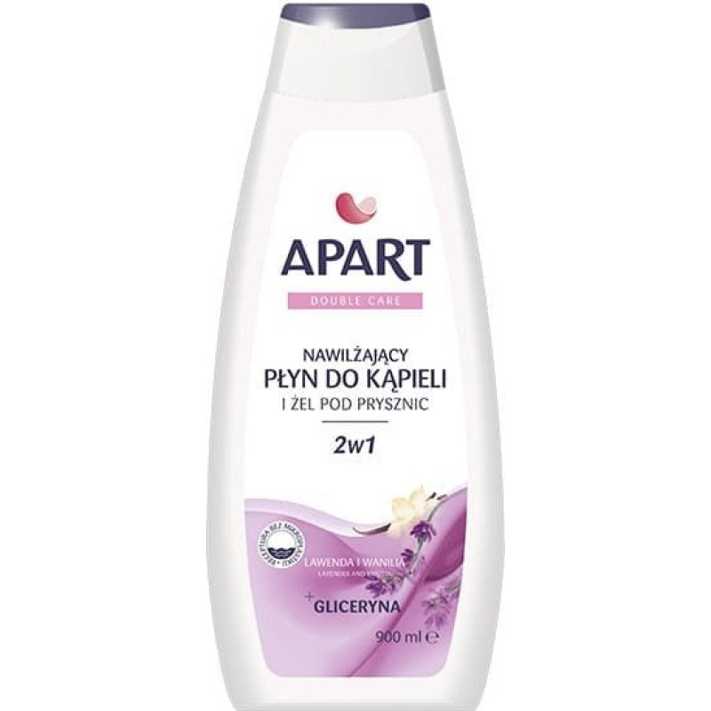 Nivea Apart Natural Double Care żel pod prysznic i płyn do kąpieli 2w1 Lawenda i Wanilia 900ml