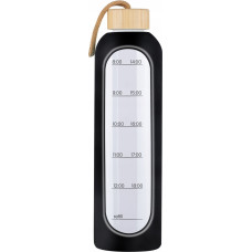 Kica Butelka szklana KiCA Hydro Glass 1000 ml - czarna