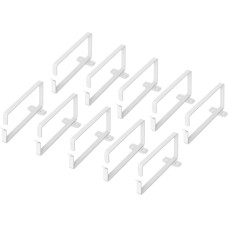 Digitus cable routing brackets / cable management rings for 483 mm (19") cabinets, grey, RAL 7035, 3 U, 10 pieces